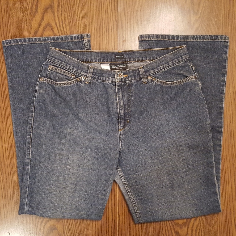 Jones New York Jeans Stretch Sport Flare Size 12 - Picture 1 of 8